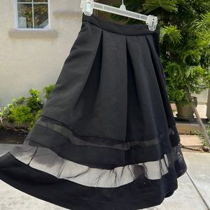 Black MIDI Skirt